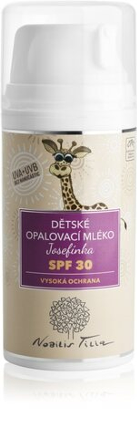 Nobilis Tilia Kids' Care Josefínka - солнцезащитное молочко для детей SPF 30 /   100  ml  / GTIN 8595100294289