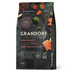 Сухой корм GRANDORF FRESH для собак средних и крупных пород Свежее филе лосося с бататом