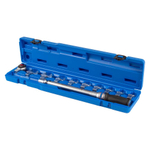 Динамометрический ключ серии "FIT", 14х18 мм с набором рожковых насадок 13-30 мм, 20-100 Нм, кейс KI