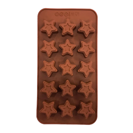 Форма силиконовая для шоколада"Звездочет" 15 ячеек