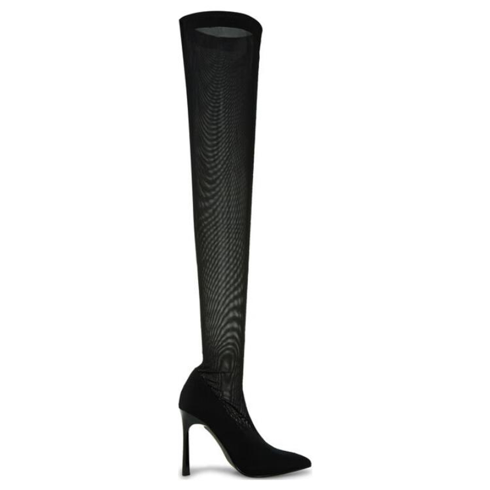 STEVE MADDEN Over the knee Boots 10.5cm Women"s Black