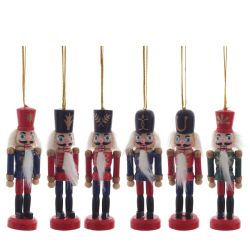 GAEM Набор из 6шт Украшение новогоднее "Щелкунчик", L21 W3 H11 см