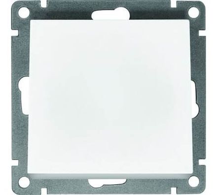 Выключатель одноклавишный "UNIVersal" серия  Афина с/у 10А 220В  белый (еврослот)