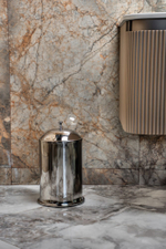 Ведро для мусора, классика Chrome