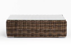 "Палермо" журнальный столик из искусственного ротанга, цвет соломенный