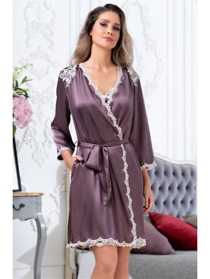 Халат женский MIA-Amore BRIGITTE БРИДЖИТ 3683 СЛИВА