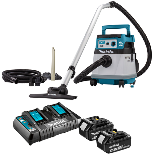 Аккумуляторный пылесос Makita DVC157LZX3-191L75-3