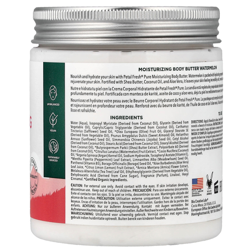 Petal Fresh, увлажняющее масло для тела, арбуз, 237 мл (8 унций)