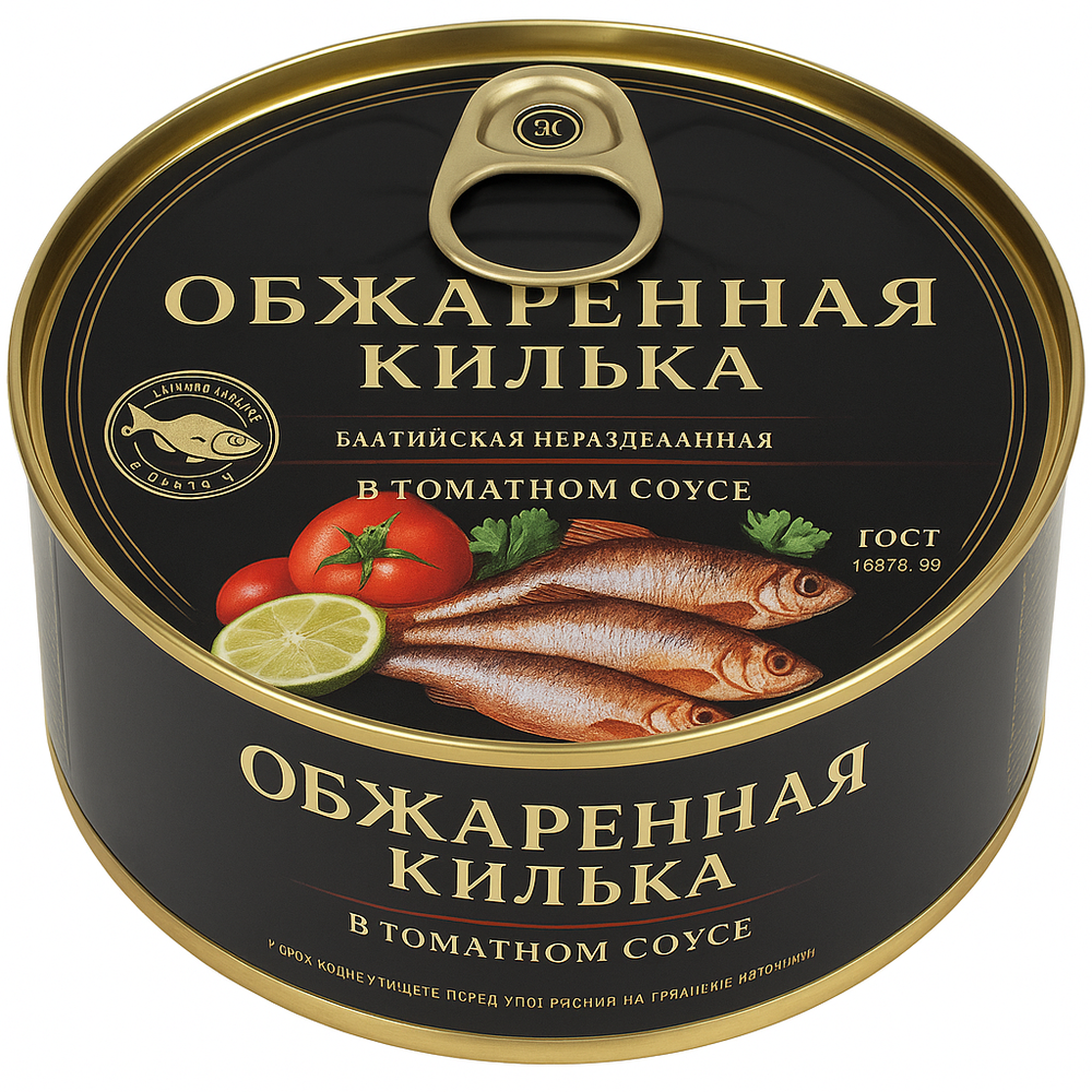 Килька обжаренная За Родину 240 гр