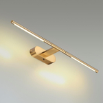 6635/7WL HIGHTECH ODL24 483 металл/античная бронза/акрил Настенный светильник IP20 LED 7W 3000K/3800K/5100K (перекл ч/з тумблер) 220V ALEDO