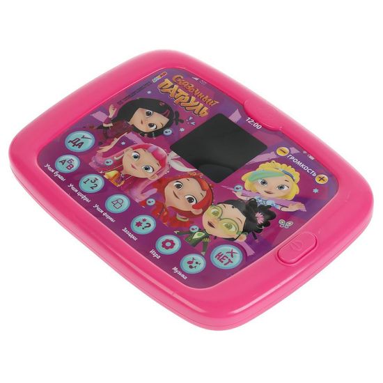 Планшет с обучающим led-экраном СКАЗОЧНЫЙ ПАТРУЛЬ 150песен,стихов,звуков.кор.бат. Умка