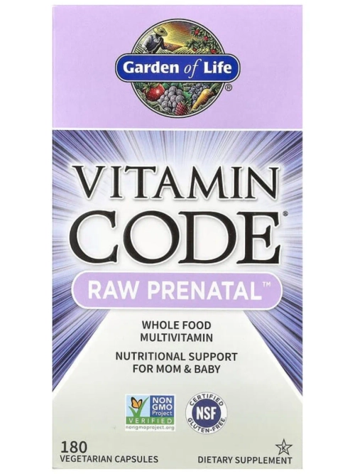 Vitamin Code RAW Пренатальный 180 вегетарианских капсул
