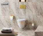 Унитаз подвесной CREAVIT Terra TP325.001T0 белый с декором