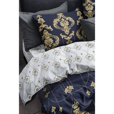 Постельное белье 1,5 поплин «Королева» наволочки 50*70см Sweet Sleep Павлайн