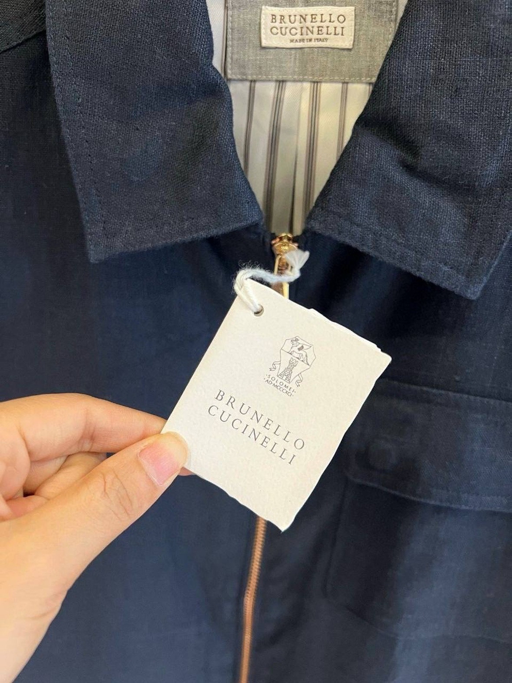 Льняная куртка Brunello Cucinelli