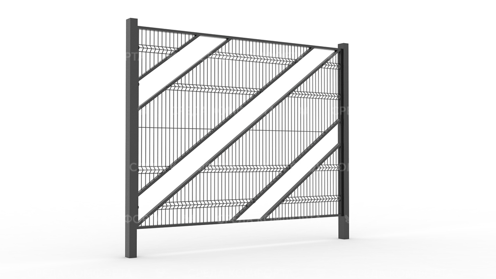 Забор 3Д ZBR0075