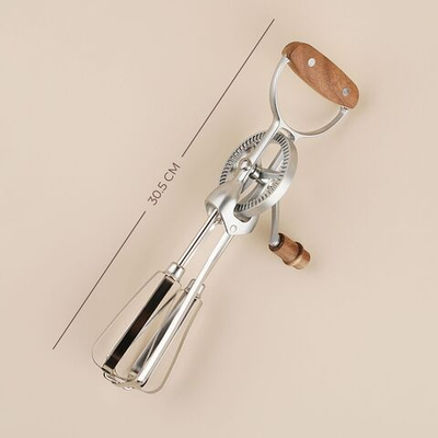 Венчик ручной SL Home Rueda, 30,5×11×7,5 см, цвет серебристый