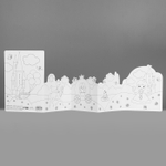 Поздравительная открытка с раскраской «С Днём рождения», принцесса, 12 × 18 см