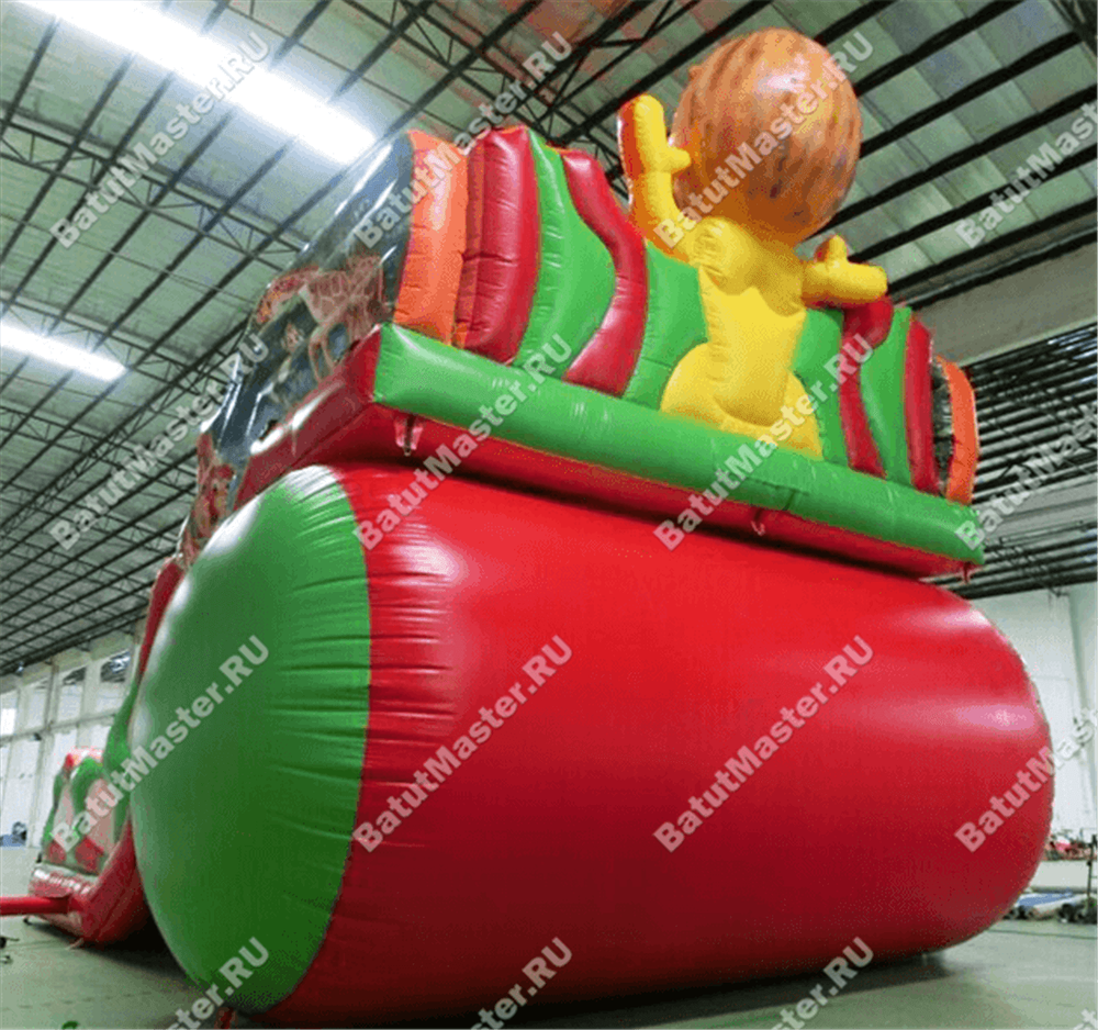 Батут-горка "Лев" 12*7.5*9 м