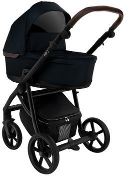 Детская коляска Roan Esso 2025 3 в 1 с автокреслом Tutis Elo Lux Black ESS111/1 Caviar/Black