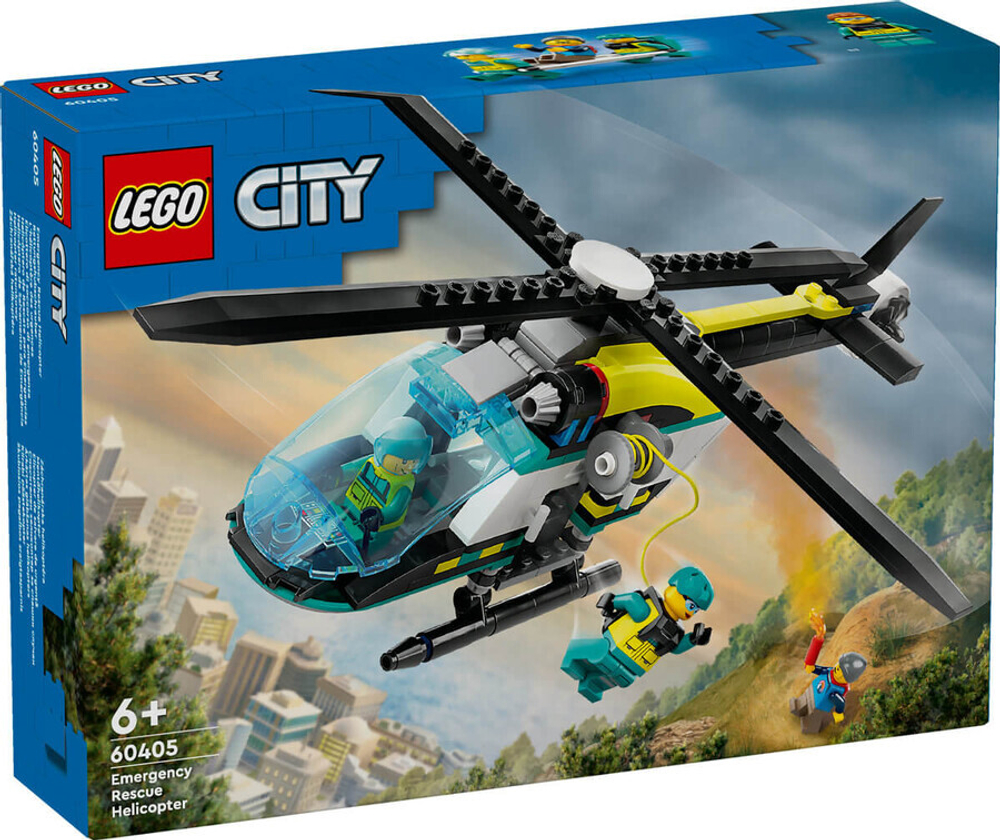 Конструктор LEGO City 60405 Аварийно-спасательный вертолет