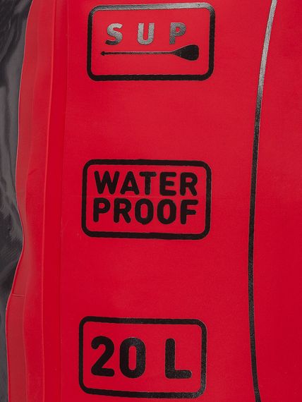 Гермо-рюкзак Sargan ПРО SUP с внешним карманом 20 л красный
