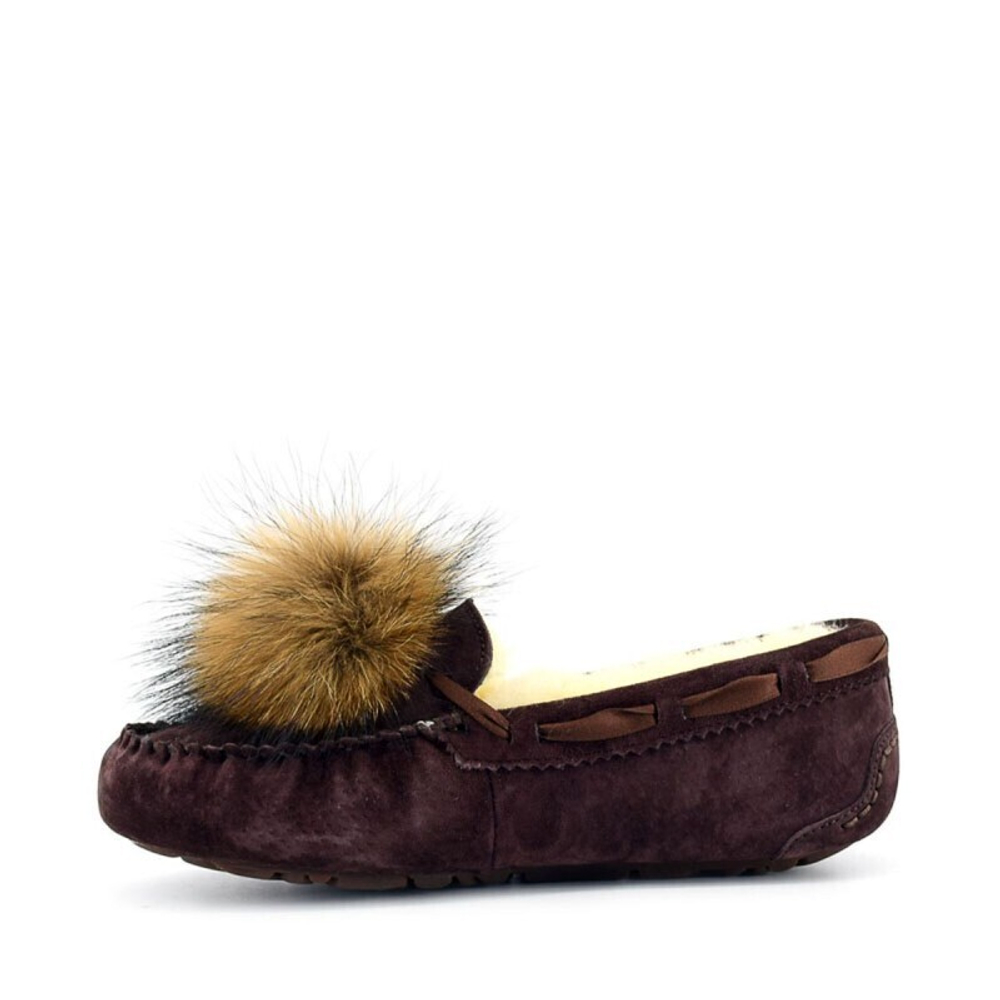 Мокасины Dakota Pom-Pom Chocolate