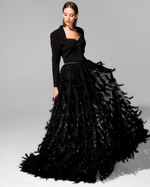 Юбка Goddess с вышивкой ручной работы