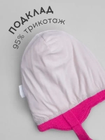 Шапка для девочки осенняя и снуд вязаный