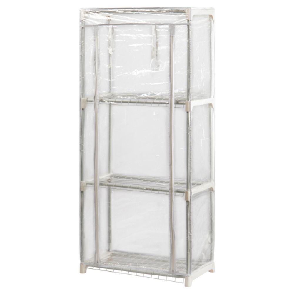 Теплица GREEN APPLE GA-House-3x-frame 3 яруса 1250х590х300 мм | Теплица