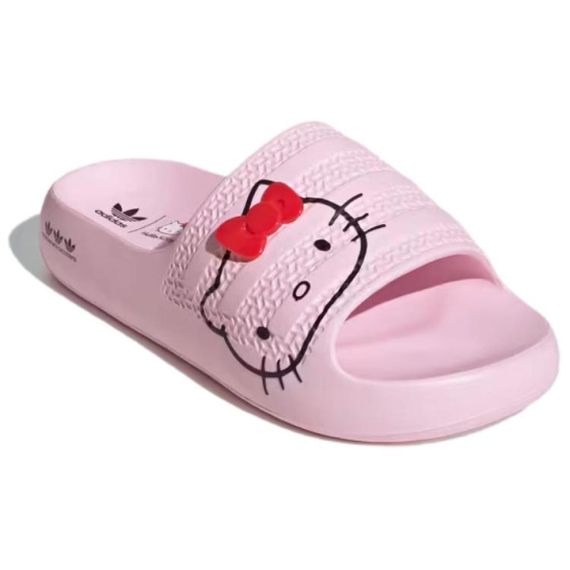 Adidas Originals Adilette Ayoon Slide 'Transparent Pink Black Red'