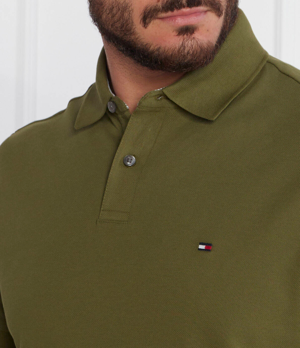 Поло 1985 Tommy Hilfiger - оливковый (MW0MW17770)