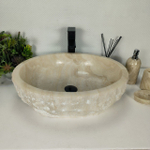 Раковина из оникса Erozy White EO-64308 53*42*16 0213