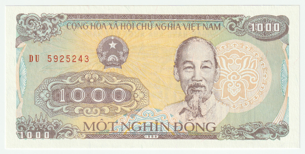 Vietnam, 1 000 Đồng, 1988 (UNC)