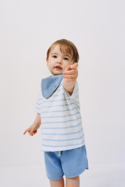 ZARA ОДНОТОННЫЕ ШОРТЫ, СИНИЙ