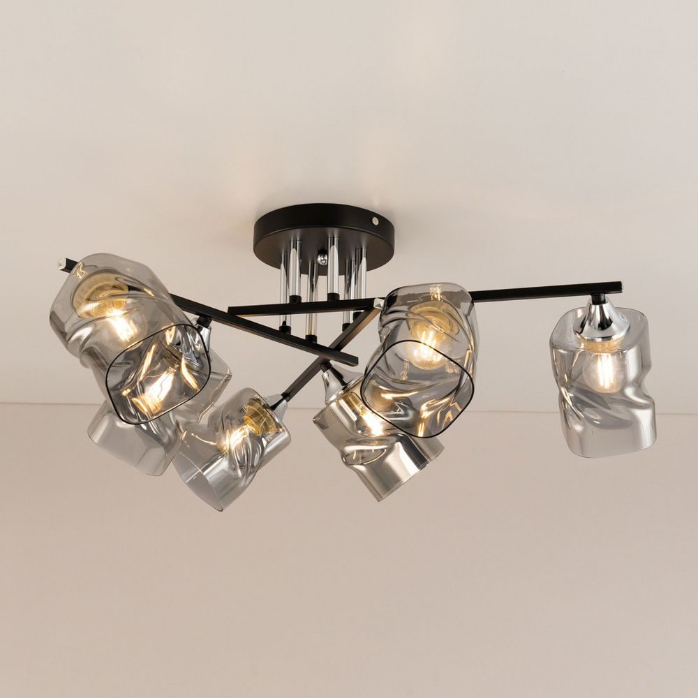 Citilux Клаус CL134165 Люстра потолочная Чёрная