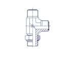 Штуцер ORFS TEE 16-3/8