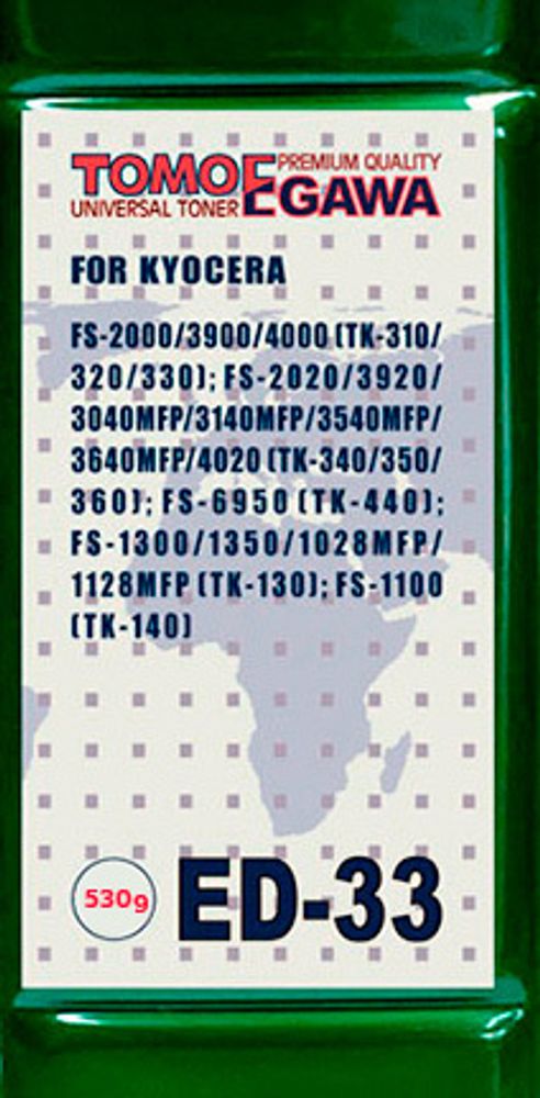 Тонер для KYOCERA FS-4020DN (TK-360) (фл,530, ED-33 TOMOEGAWA) Green Line