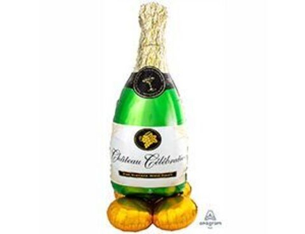 Шар фольгированный ( 157 см) фигура ростовая,Шампанское, 1шт.