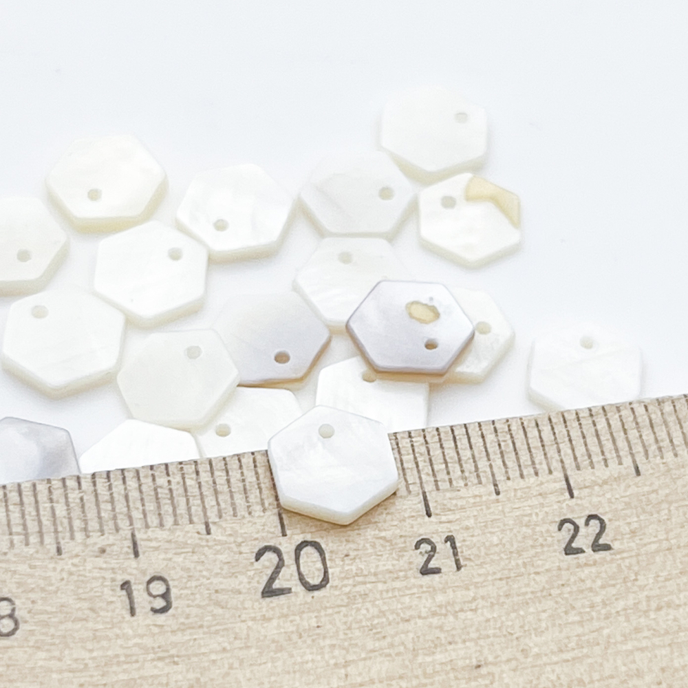 Перламутр, подвеска, размер около 9*8 мм, цена за набор 5 шт