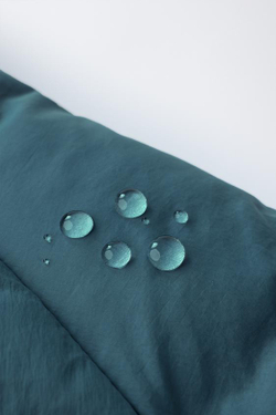 ZARA СТЕГАНАЯ КУРТКА WATER REPELLENT, СИНИЙ