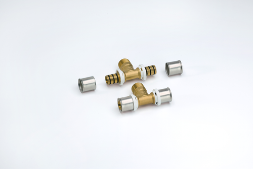 Тройник с наружной резьбой RIIFO Omni пресс латунь 40-1/2"НР-40