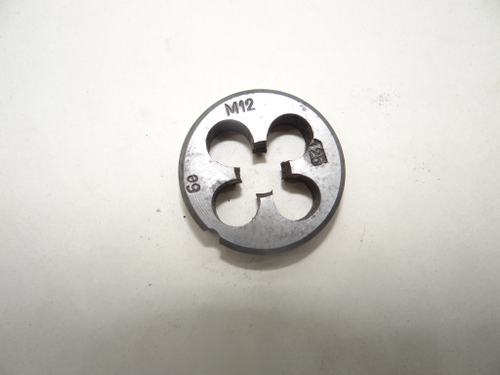 Плашка М12х1,25 6е d=38мм