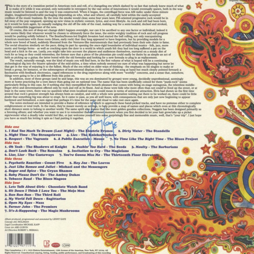 Сборник / Nuggets: Original Artyfacts From The First Psychedelic Era 1965-1968 (2LP)