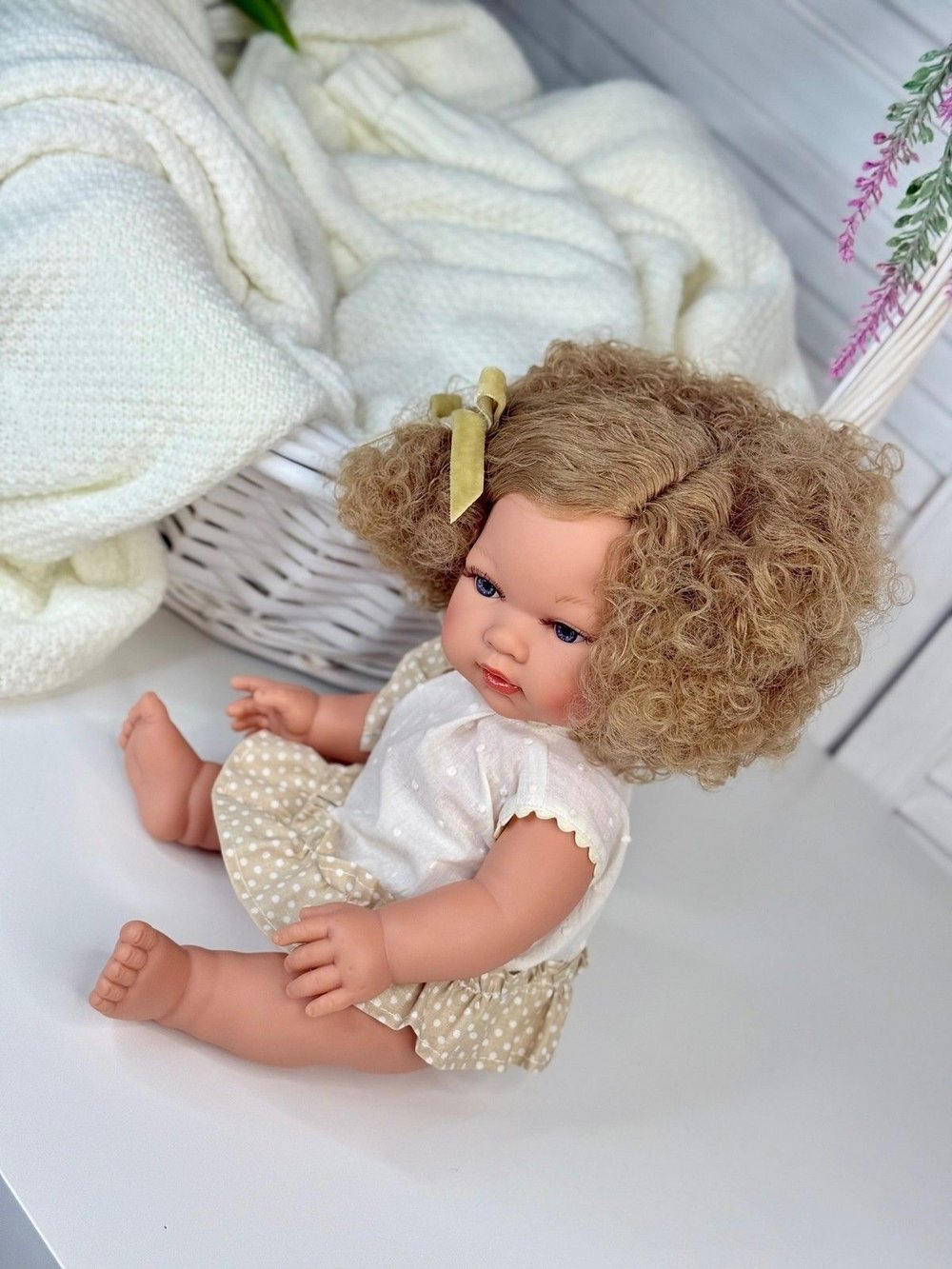 Кукла D Nenes виниловая 34см Lean (054050)