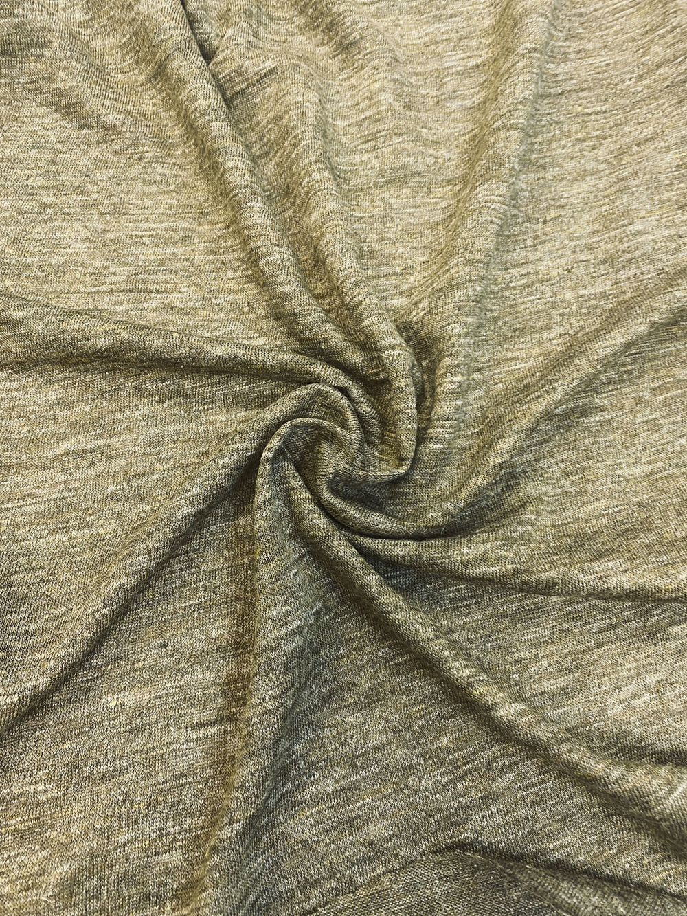 Ткань Трикотажное полотно(Италия) 50% лен 50% хлопок ш-150см отрез 0,65 м