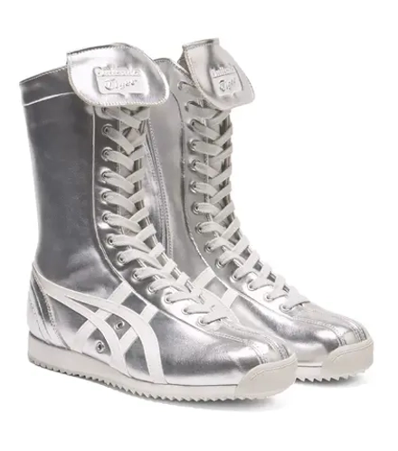 Onitsuka Tiger ВЫСОКИЕ КРОССОВКИ MEXICO 66 BOXING, СЕРЕБРЯНЫЙ