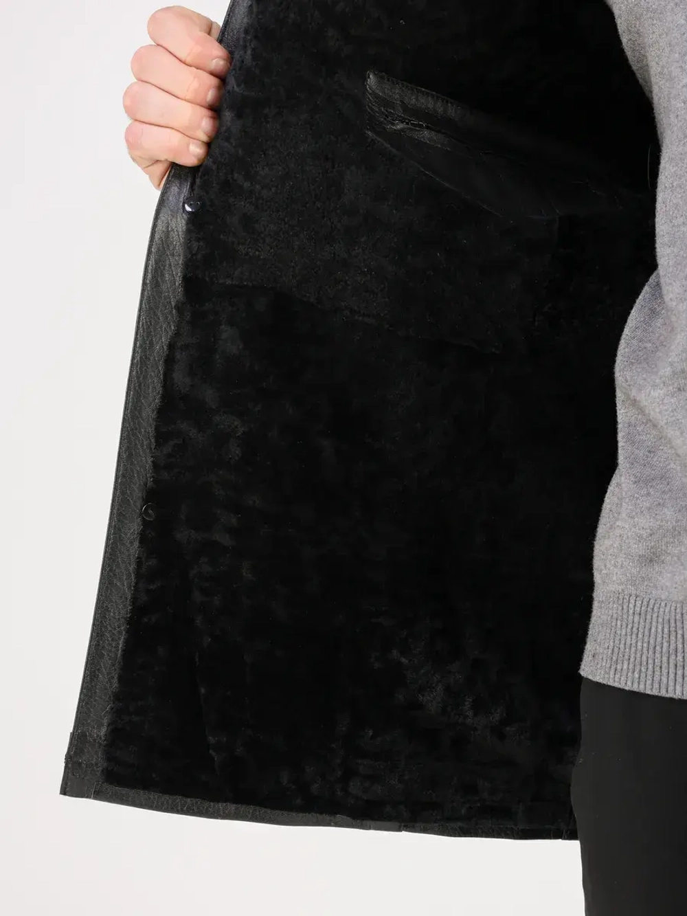 Дубленка натуральная куртка зимняя длинная