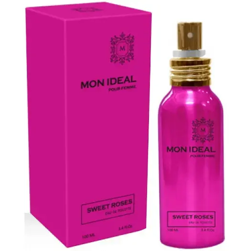 Туалетная вода для женщин "MON IDEAL SWEET ROSES" 100мл Россия