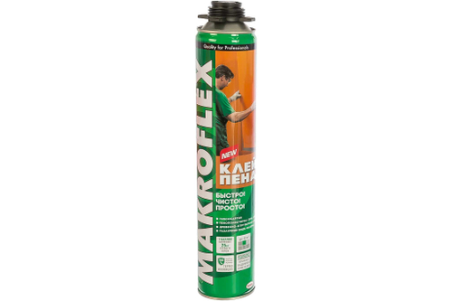 Пена-клей пистолетная Makroflex Строительная 850 мл